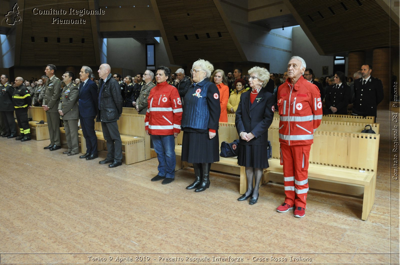 Torino 9 Aprile 2019 - Precetto Pasquale Interforze - Croce Rossa Italiana - Comitato Regionale del Piemonte