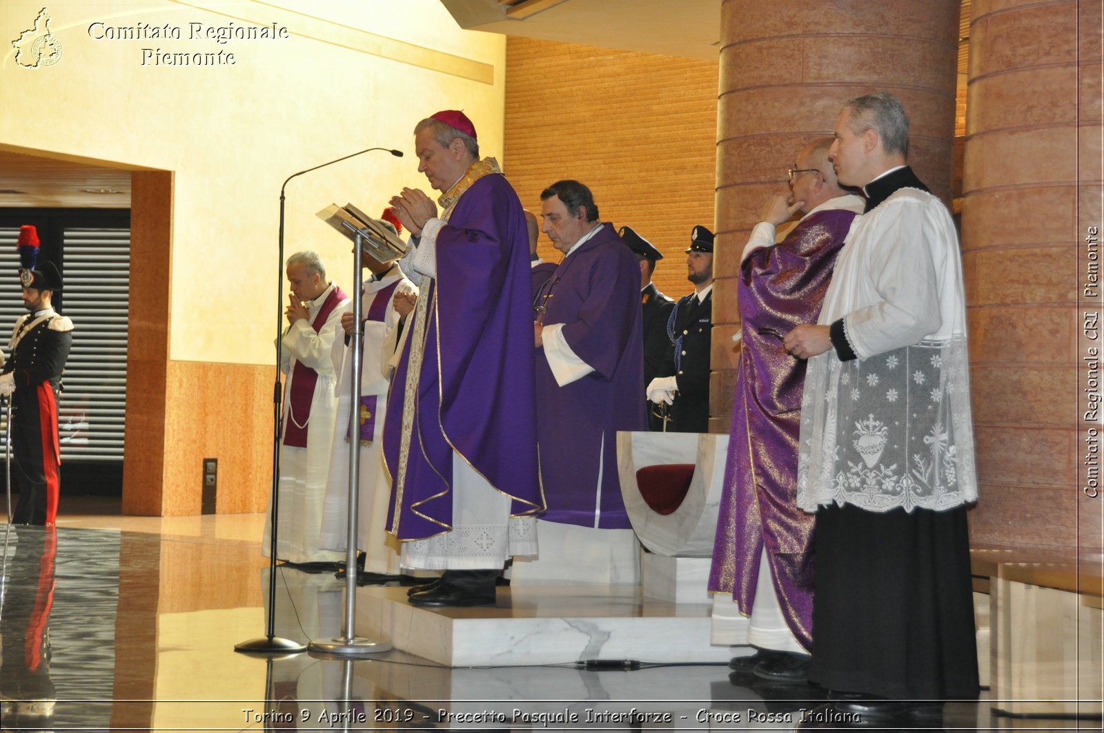 Torino 9 Aprile 2019 - Precetto Pasquale Interforze - Croce Rossa Italiana - Comitato Regionale del Piemonte