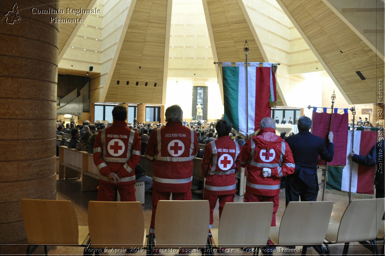 Torino 9 Aprile 2019 - Precetto Pasquale Interforze - Croce Rossa Italiana - Comitato Regionale del Piemonte