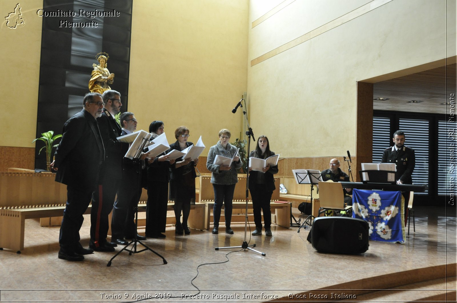 Torino 9 Aprile 2019 - Precetto Pasquale Interforze - Croce Rossa Italiana - Comitato Regionale del Piemonte