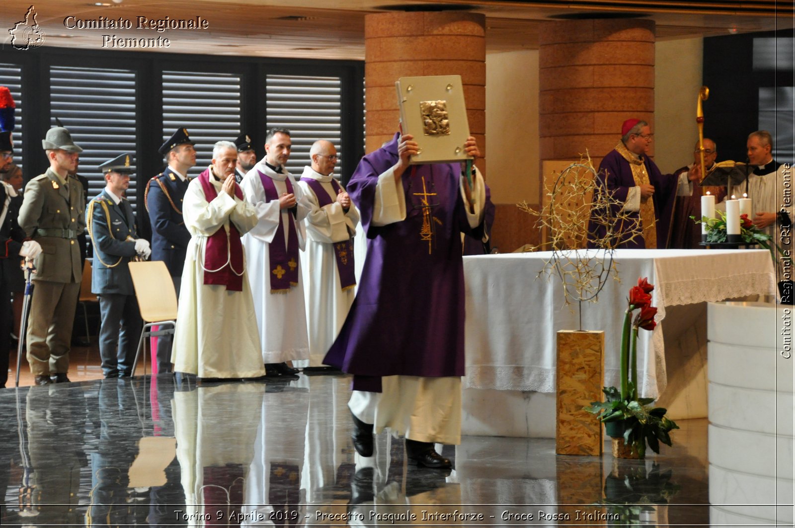 Torino 9 Aprile 2019 - Precetto Pasquale Interforze - Croce Rossa Italiana - Comitato Regionale del Piemonte