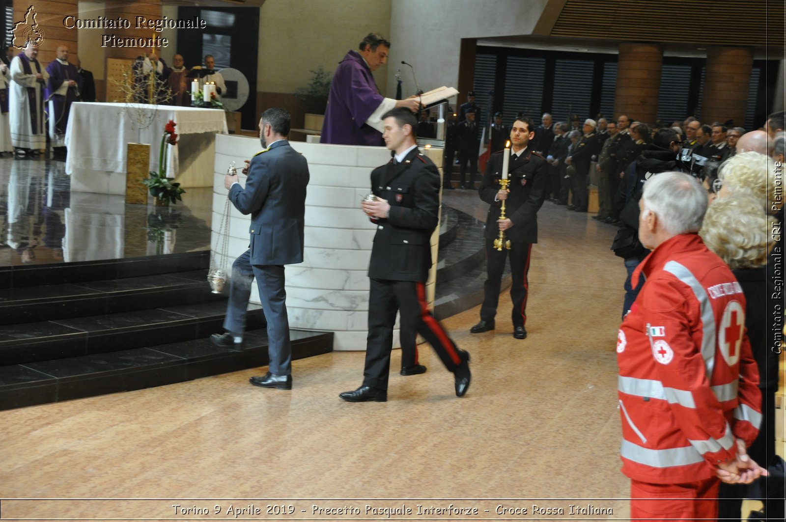 Torino 9 Aprile 2019 - Precetto Pasquale Interforze - Croce Rossa Italiana - Comitato Regionale del Piemonte