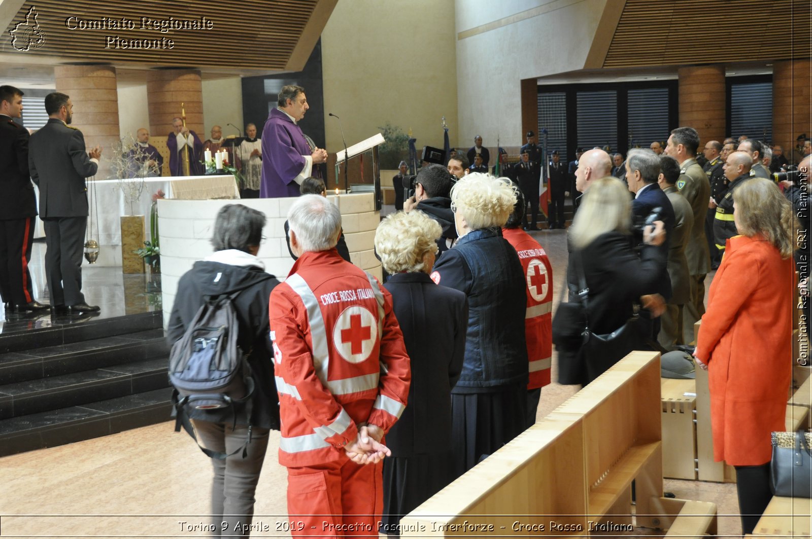 Torino 9 Aprile 2019 - Precetto Pasquale Interforze - Croce Rossa Italiana - Comitato Regionale del Piemonte