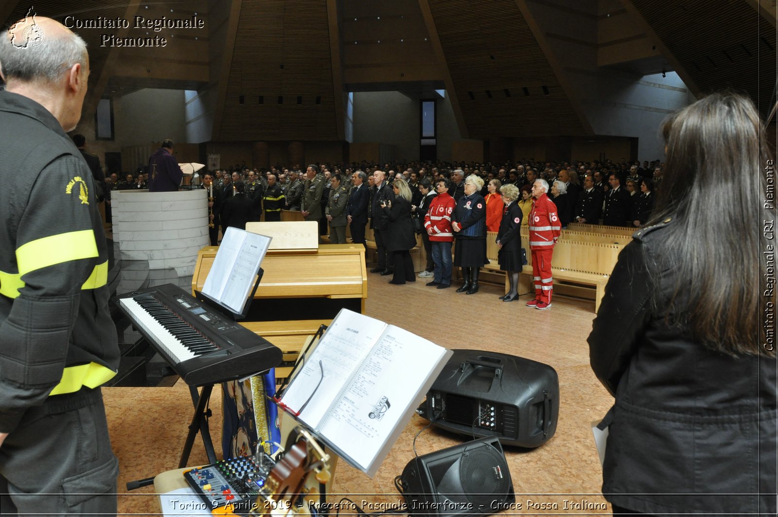 Torino 9 Aprile 2019 - Precetto Pasquale Interforze - Croce Rossa Italiana - Comitato Regionale del Piemonte