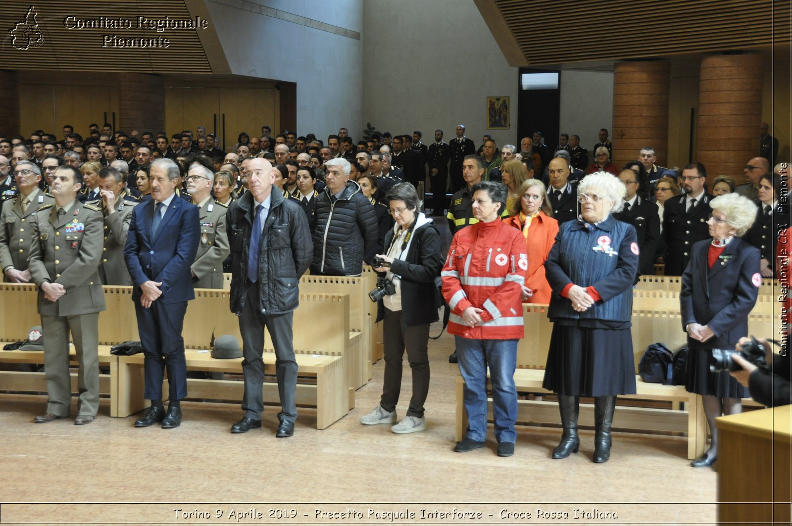 Torino 9 Aprile 2019 - Precetto Pasquale Interforze - Croce Rossa Italiana - Comitato Regionale del Piemonte