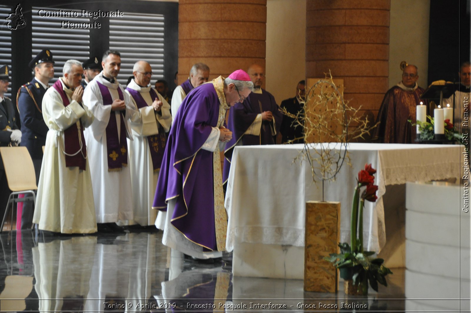 Torino 9 Aprile 2019 - Precetto Pasquale Interforze - Croce Rossa Italiana - Comitato Regionale del Piemonte