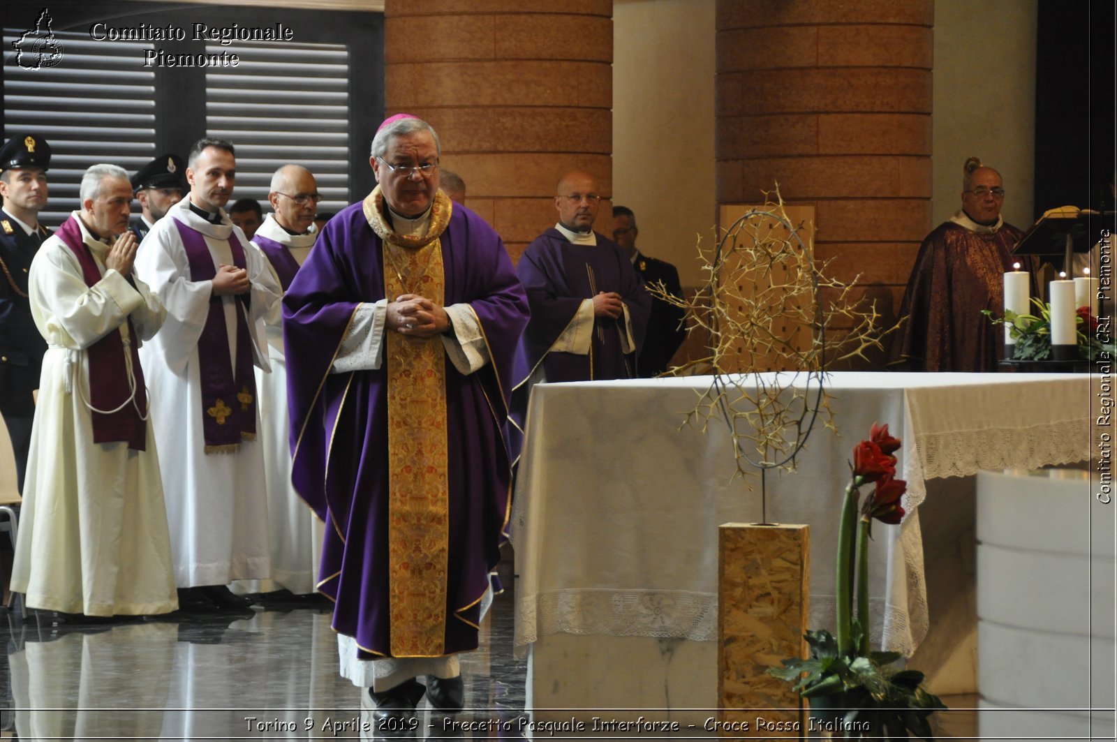 Torino 9 Aprile 2019 - Precetto Pasquale Interforze - Croce Rossa Italiana - Comitato Regionale del Piemonte