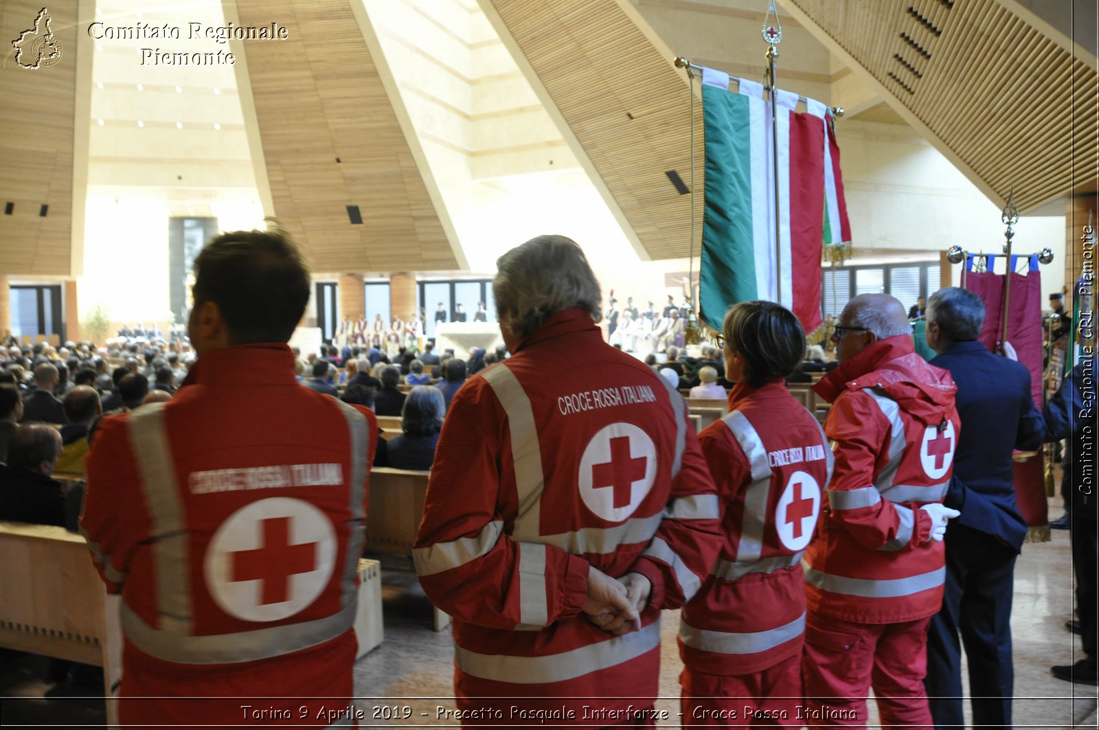 Torino 9 Aprile 2019 - Precetto Pasquale Interforze - Croce Rossa Italiana - Comitato Regionale del Piemonte