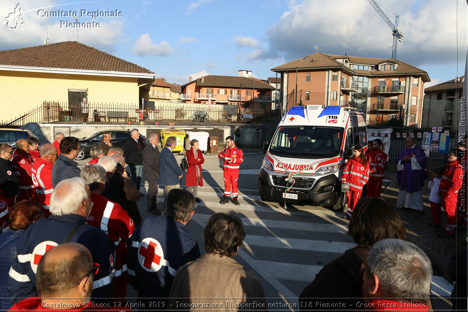 Castelnuovo D.Bosco 12 Aprile 2019 - Inaugurazione Elisuperfice notturna 118 Piemonte - Croce Rossa Italiana - Comitato Regionale del Piemonte