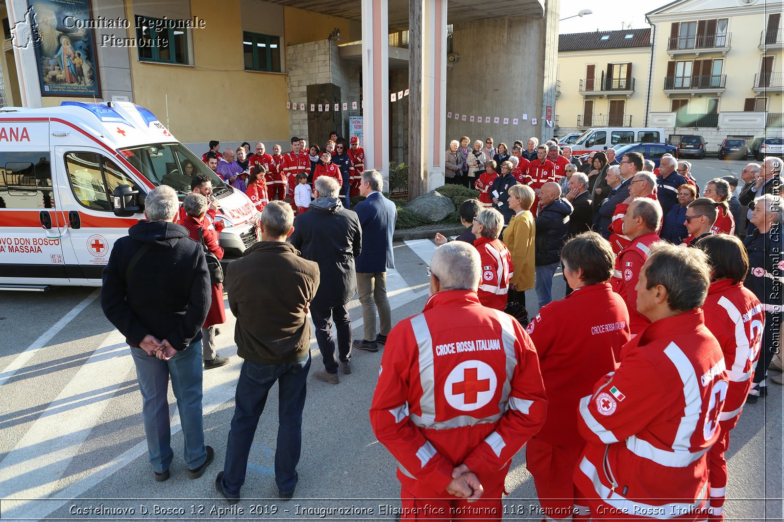 Castelnuovo D.Bosco 12 Aprile 2019 - Inaugurazione Elisuperfice notturna 118 Piemonte - Croce Rossa Italiana - Comitato Regionale del Piemonte