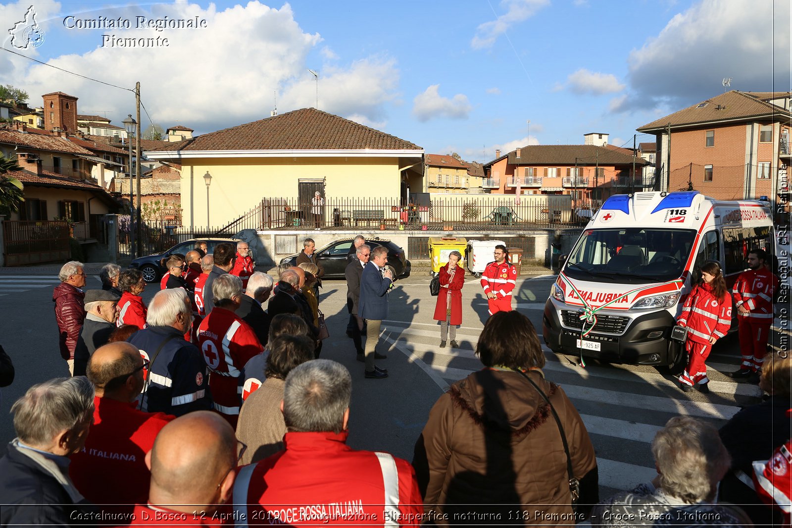 Castelnuovo D.Bosco 12 Aprile 2019 - Inaugurazione Elisuperfice notturna 118 Piemonte - Croce Rossa Italiana - Comitato Regionale del Piemonte