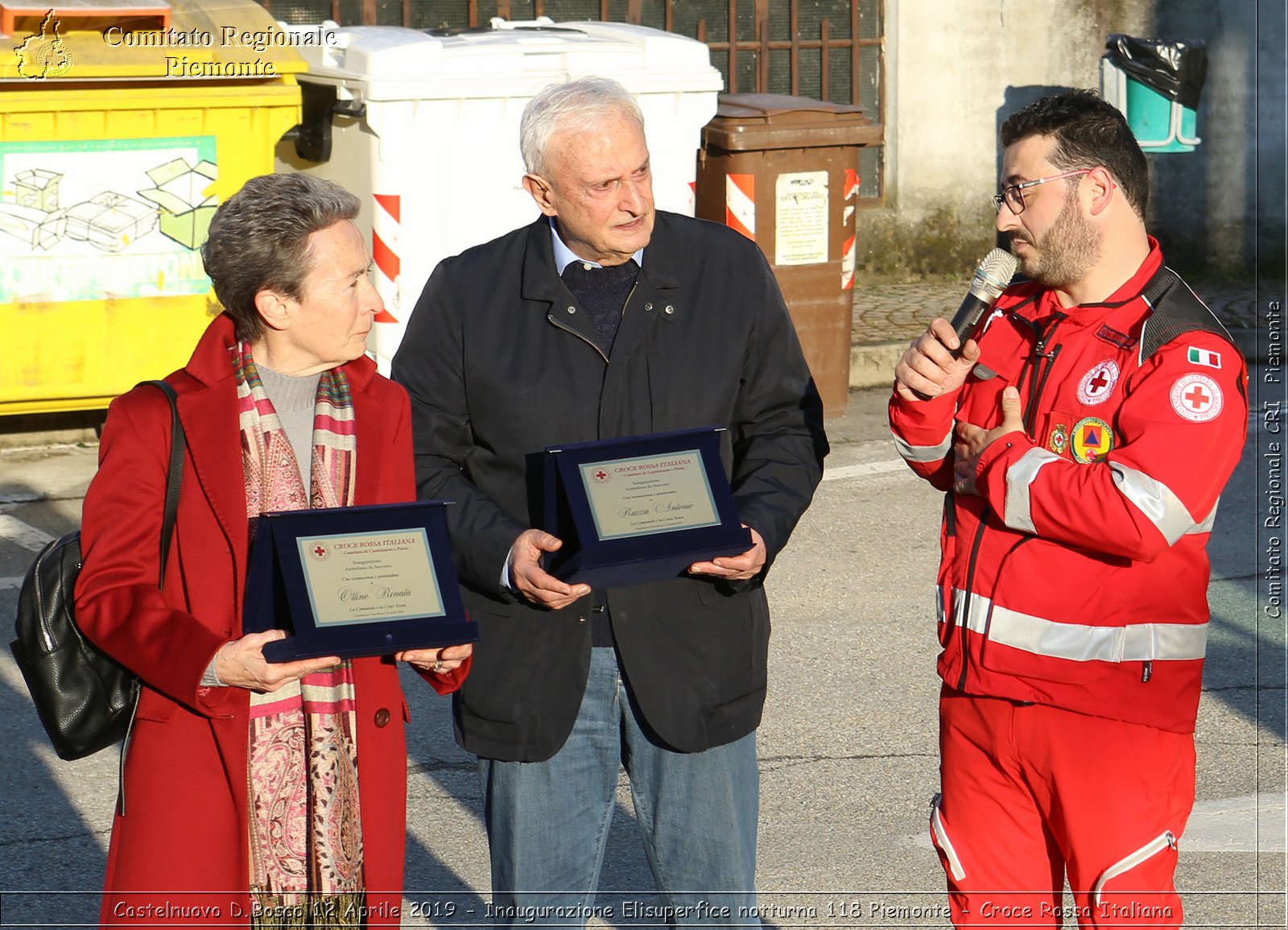 Castelnuovo D.Bosco 12 Aprile 2019 - Inaugurazione Elisuperfice notturna 118 Piemonte - Croce Rossa Italiana - Comitato Regionale del Piemonte