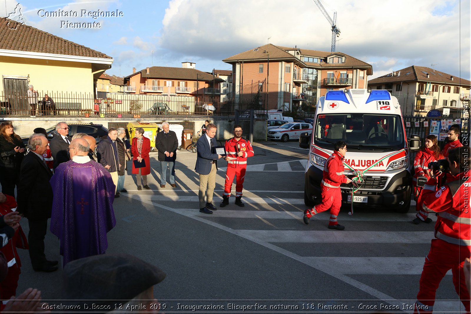 Castelnuovo D.Bosco 12 Aprile 2019 - Inaugurazione Elisuperfice notturna 118 Piemonte - Croce Rossa Italiana - Comitato Regionale del Piemonte