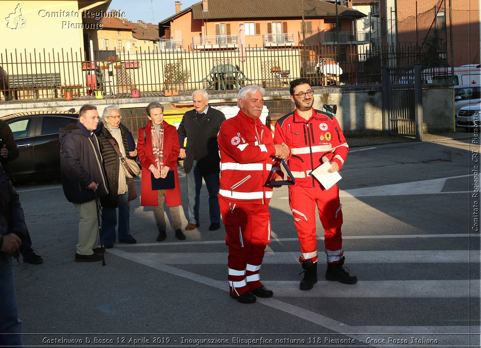 Castelnuovo D.Bosco 12 Aprile 2019 - Inaugurazione Elisuperfice notturna 118 Piemonte - Croce Rossa Italiana - Comitato Regionale del Piemonte