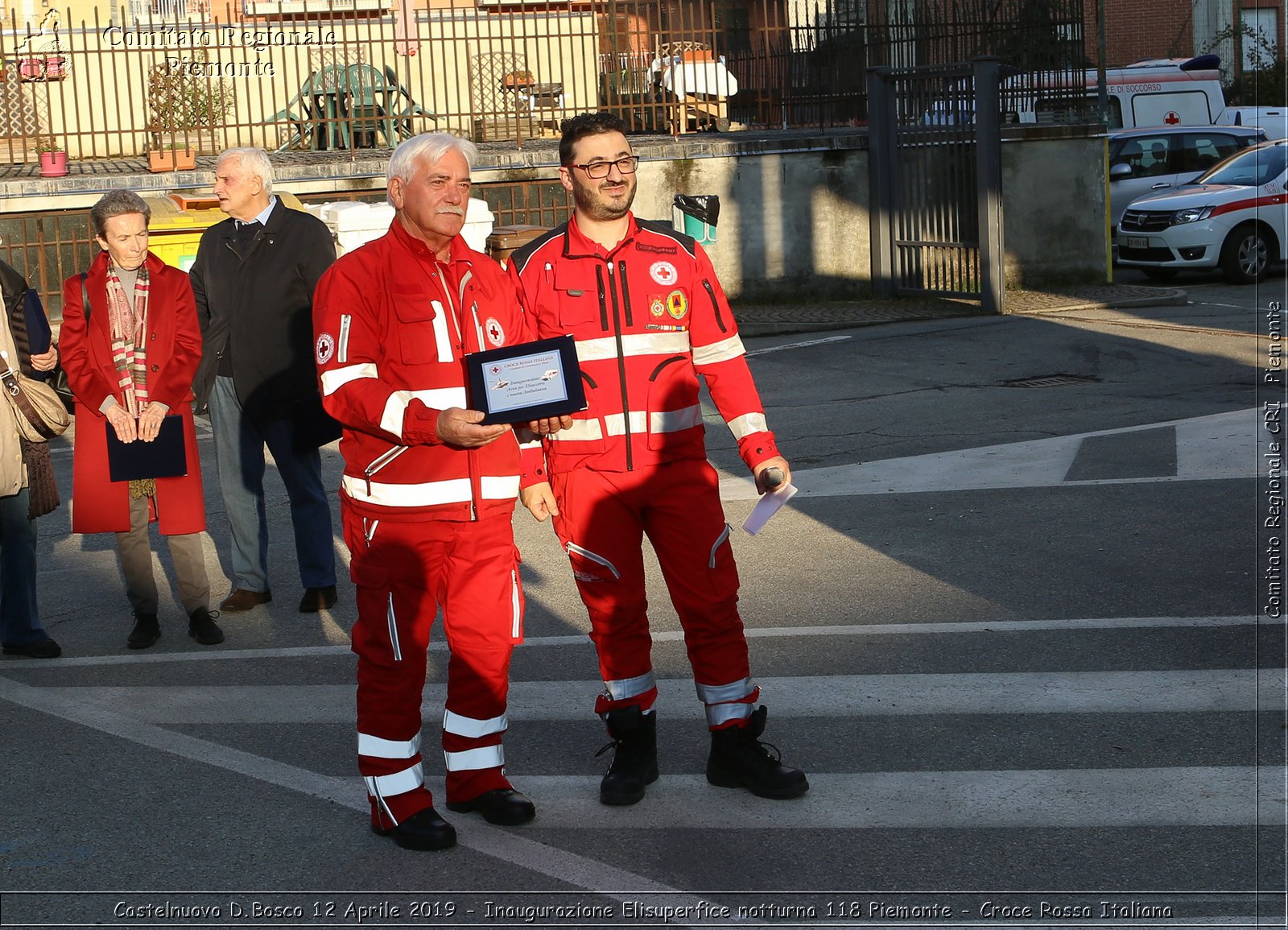 Castelnuovo D.Bosco 12 Aprile 2019 - Inaugurazione Elisuperfice notturna 118 Piemonte - Croce Rossa Italiana - Comitato Regionale del Piemonte