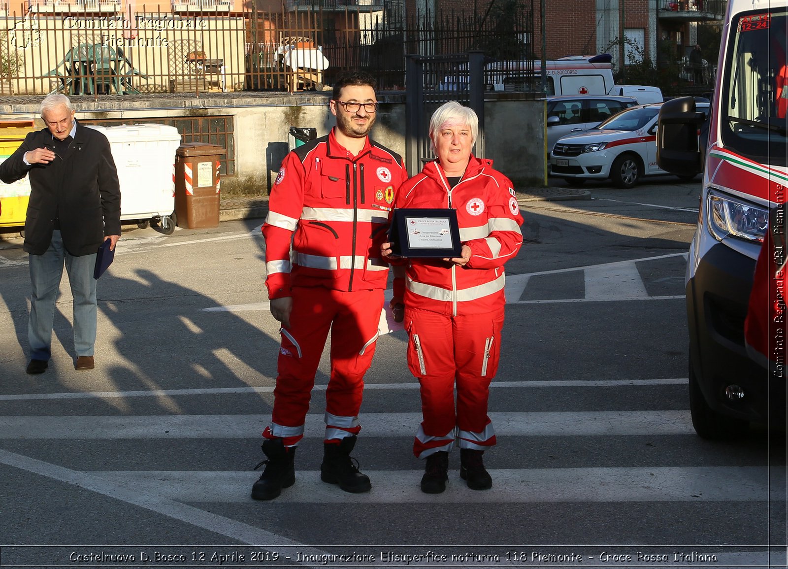 Castelnuovo D.Bosco 12 Aprile 2019 - Inaugurazione Elisuperfice notturna 118 Piemonte - Croce Rossa Italiana - Comitato Regionale del Piemonte