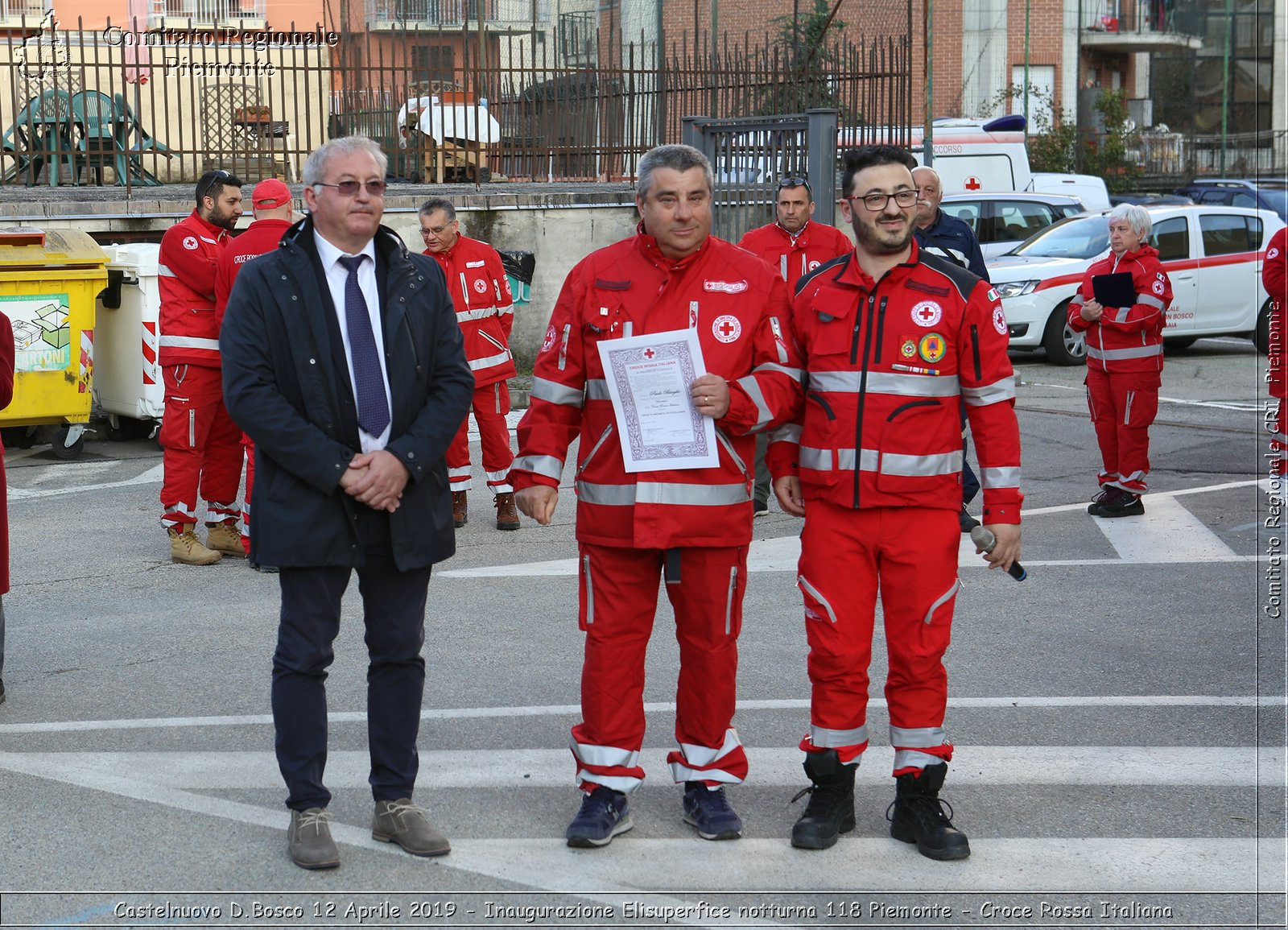 Castelnuovo D.Bosco 12 Aprile 2019 - Inaugurazione Elisuperfice notturna 118 Piemonte - Croce Rossa Italiana - Comitato Regionale del Piemonte