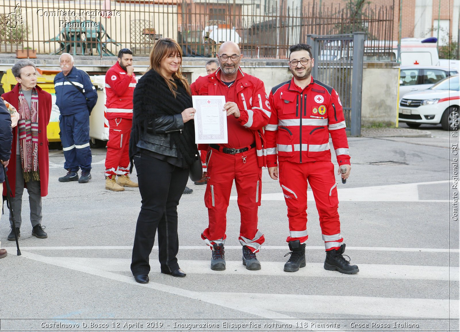 Castelnuovo D.Bosco 12 Aprile 2019 - Inaugurazione Elisuperfice notturna 118 Piemonte - Croce Rossa Italiana - Comitato Regionale del Piemonte