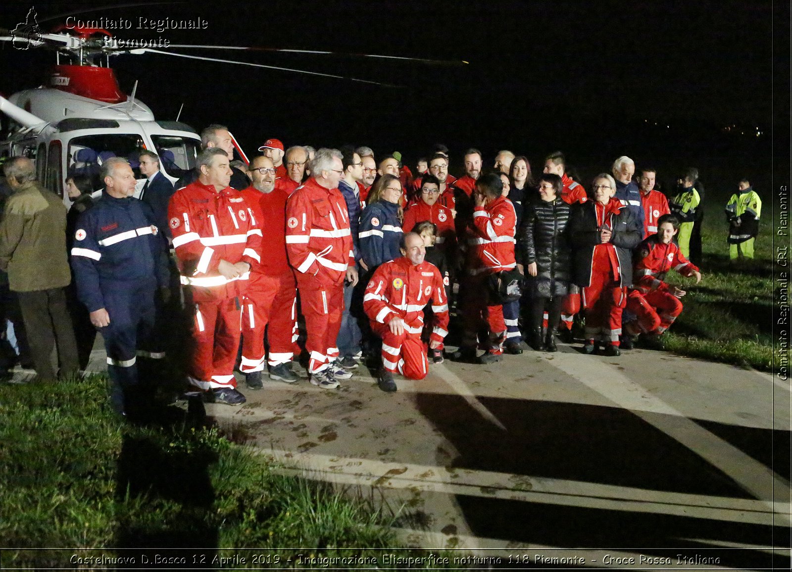 Castelnuovo D.Bosco 12 Aprile 2019 - Inaugurazione Elisuperfice notturna 118 Piemonte - Croce Rossa Italiana - Comitato Regionale del Piemonte