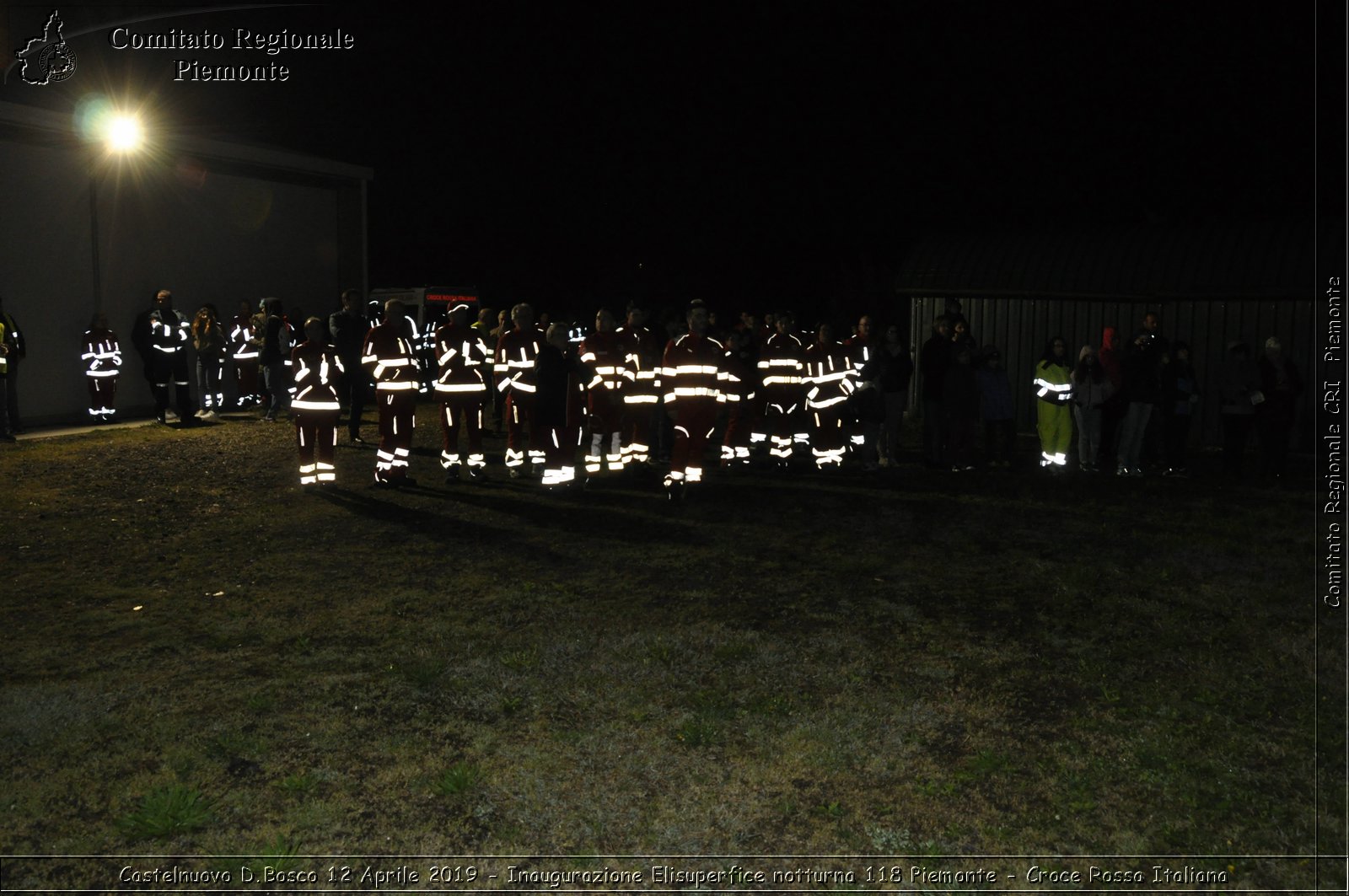 Castelnuovo D.Bosco 12 Aprile 2019 - Inaugurazione Elisuperfice notturna 118 Piemonte - Croce Rossa Italiana - Comitato Regionale del Piemonte