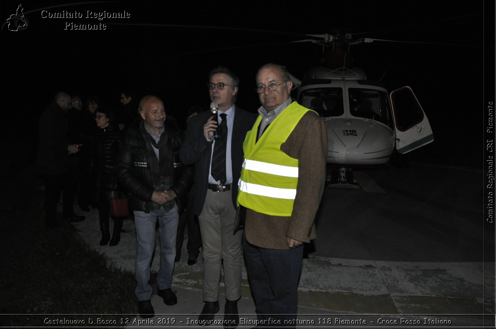 Castelnuovo D.Bosco 12 Aprile 2019 - Inaugurazione Elisuperfice notturna 118 Piemonte - Croce Rossa Italiana - Comitato Regionale del Piemonte