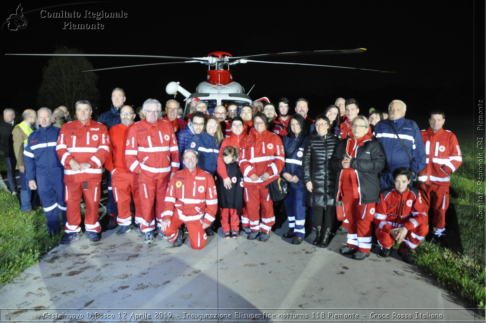 Castelnuovo D.Bosco 12 Aprile 2019 - Inaugurazione Elisuperfice notturna 118 Piemonte - Croce Rossa Italiana - Comitato Regionale del Piemonte