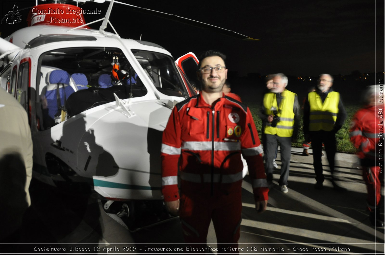 Castelnuovo D.Bosco 12 Aprile 2019 - Inaugurazione Elisuperfice notturna 118 Piemonte - Croce Rossa Italiana - Comitato Regionale del Piemonte