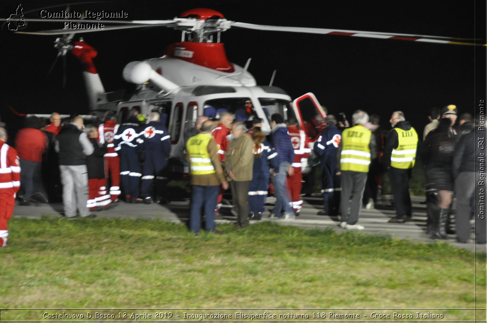 Castelnuovo D.Bosco 12 Aprile 2019 - Inaugurazione Elisuperfice notturna 118 Piemonte - Croce Rossa Italiana - Comitato Regionale del Piemonte