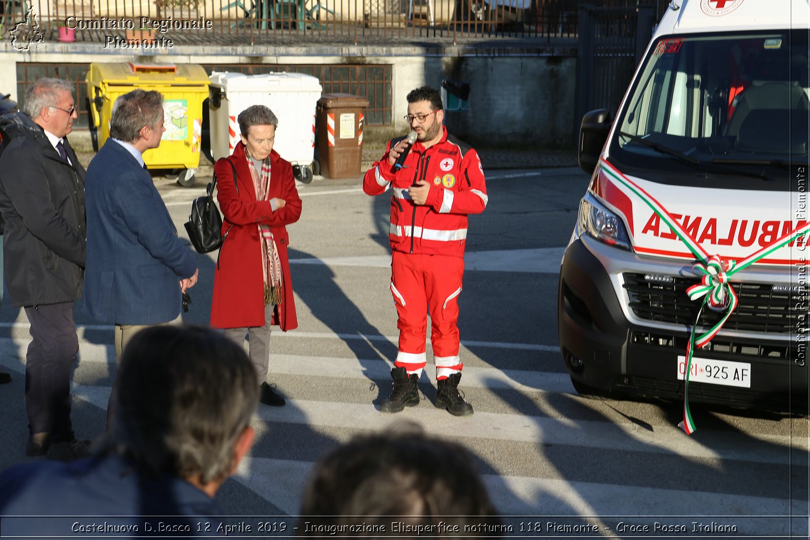 Castelnuovo D.Bosco 12 Aprile 2019 - Inaugurazione Elisuperfice notturna 118 Piemonte - Croce Rossa Italiana - Comitato Regionale del Piemonte