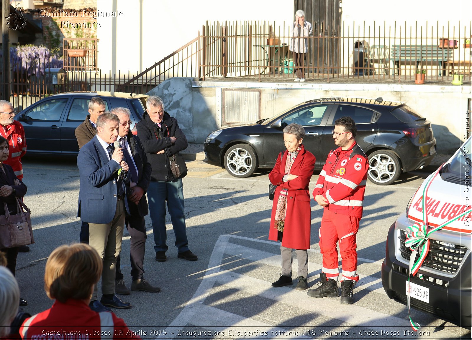 Castelnuovo D.Bosco 12 Aprile 2019 - Inaugurazione Elisuperfice notturna 118 Piemonte - Croce Rossa Italiana - Comitato Regionale del Piemonte