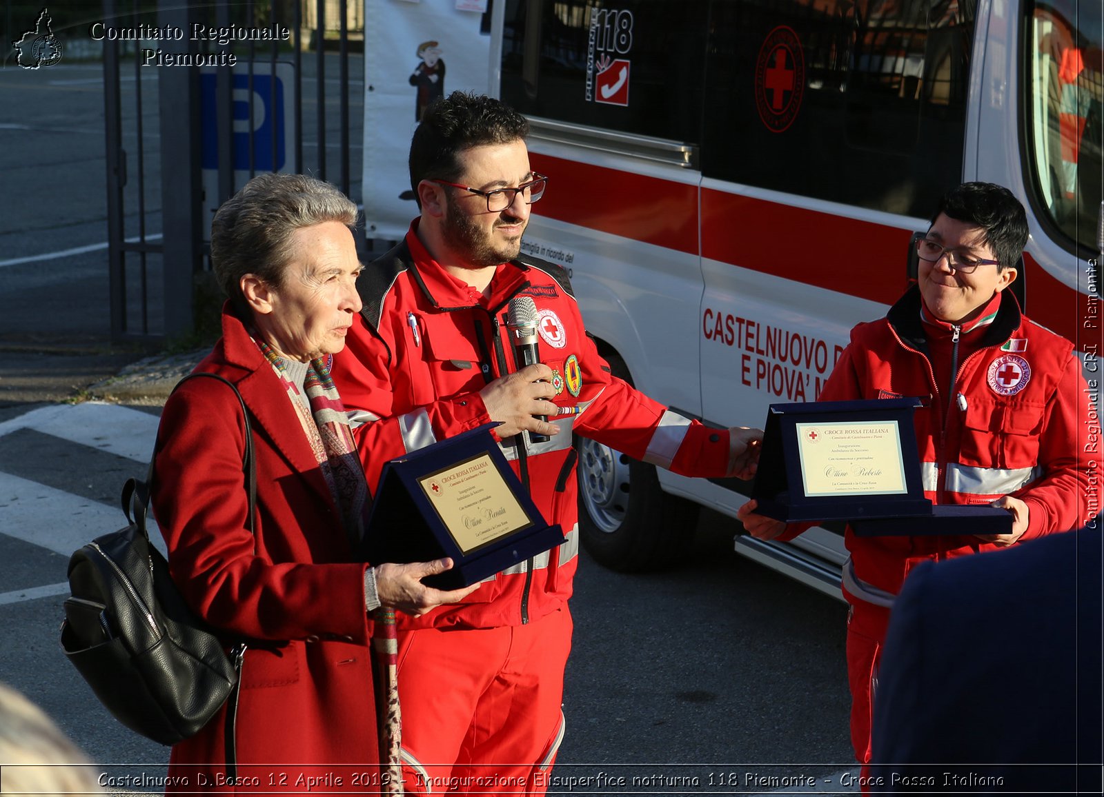 Castelnuovo D.Bosco 12 Aprile 2019 - Inaugurazione Elisuperfice notturna 118 Piemonte - Croce Rossa Italiana - Comitato Regionale del Piemonte