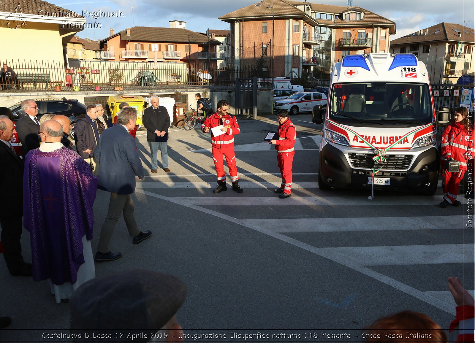 Castelnuovo D.Bosco 12 Aprile 2019 - Inaugurazione Elisuperfice notturna 118 Piemonte - Croce Rossa Italiana - Comitato Regionale del Piemonte