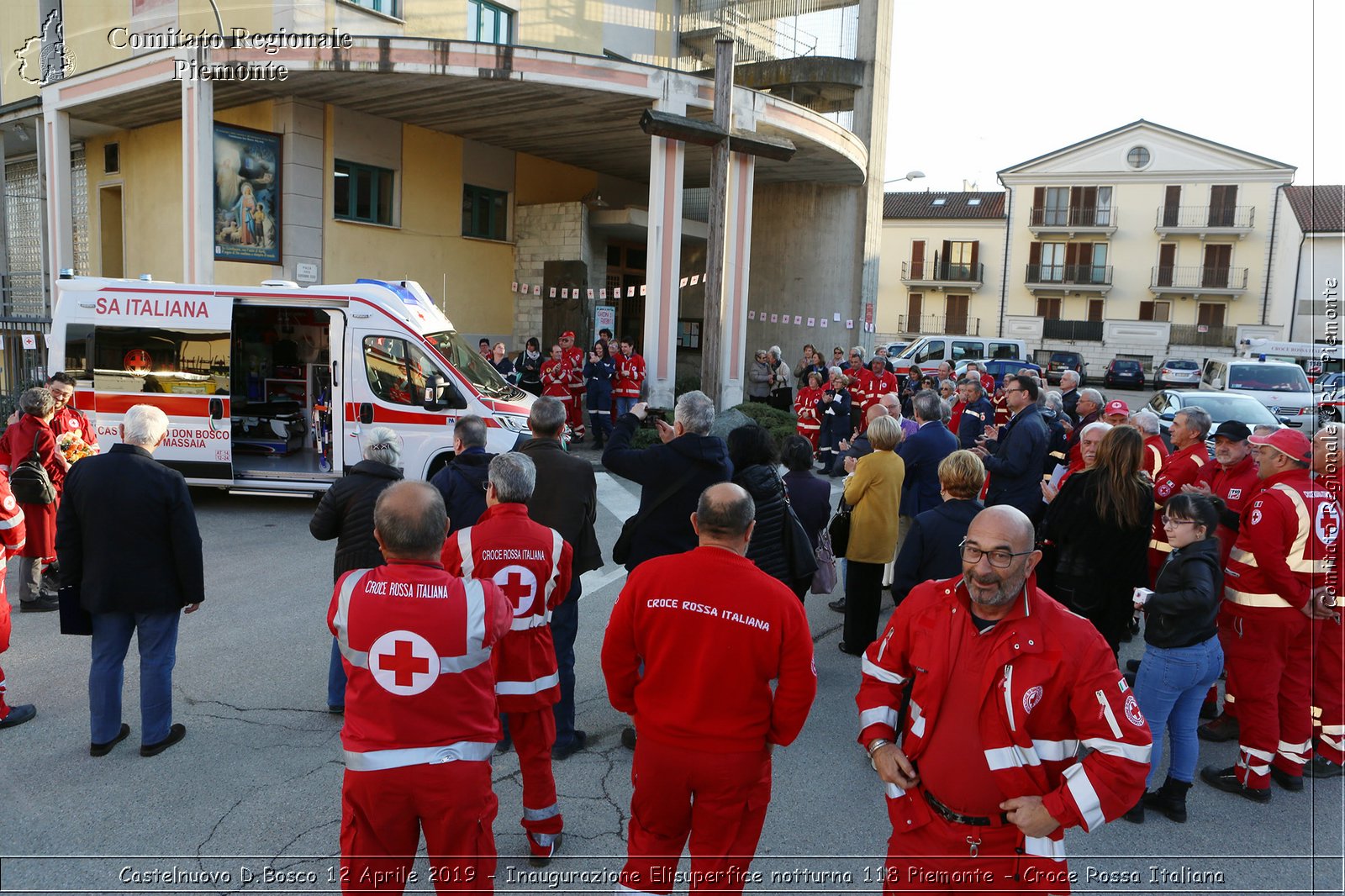 Castelnuovo D.Bosco 12 Aprile 2019 - Inaugurazione Elisuperfice notturna 118 Piemonte - Croce Rossa Italiana - Comitato Regionale del Piemonte