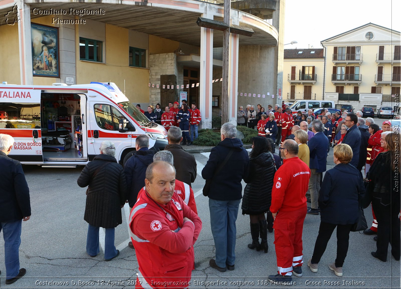 Castelnuovo D.Bosco 12 Aprile 2019 - Inaugurazione Elisuperfice notturna 118 Piemonte - Croce Rossa Italiana - Comitato Regionale del Piemonte