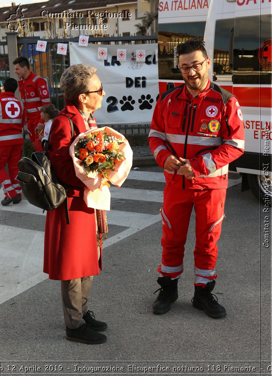 Castelnuovo D.Bosco 12 Aprile 2019 - Inaugurazione Elisuperfice notturna 118 Piemonte - Croce Rossa Italiana - Comitato Regionale del Piemonte