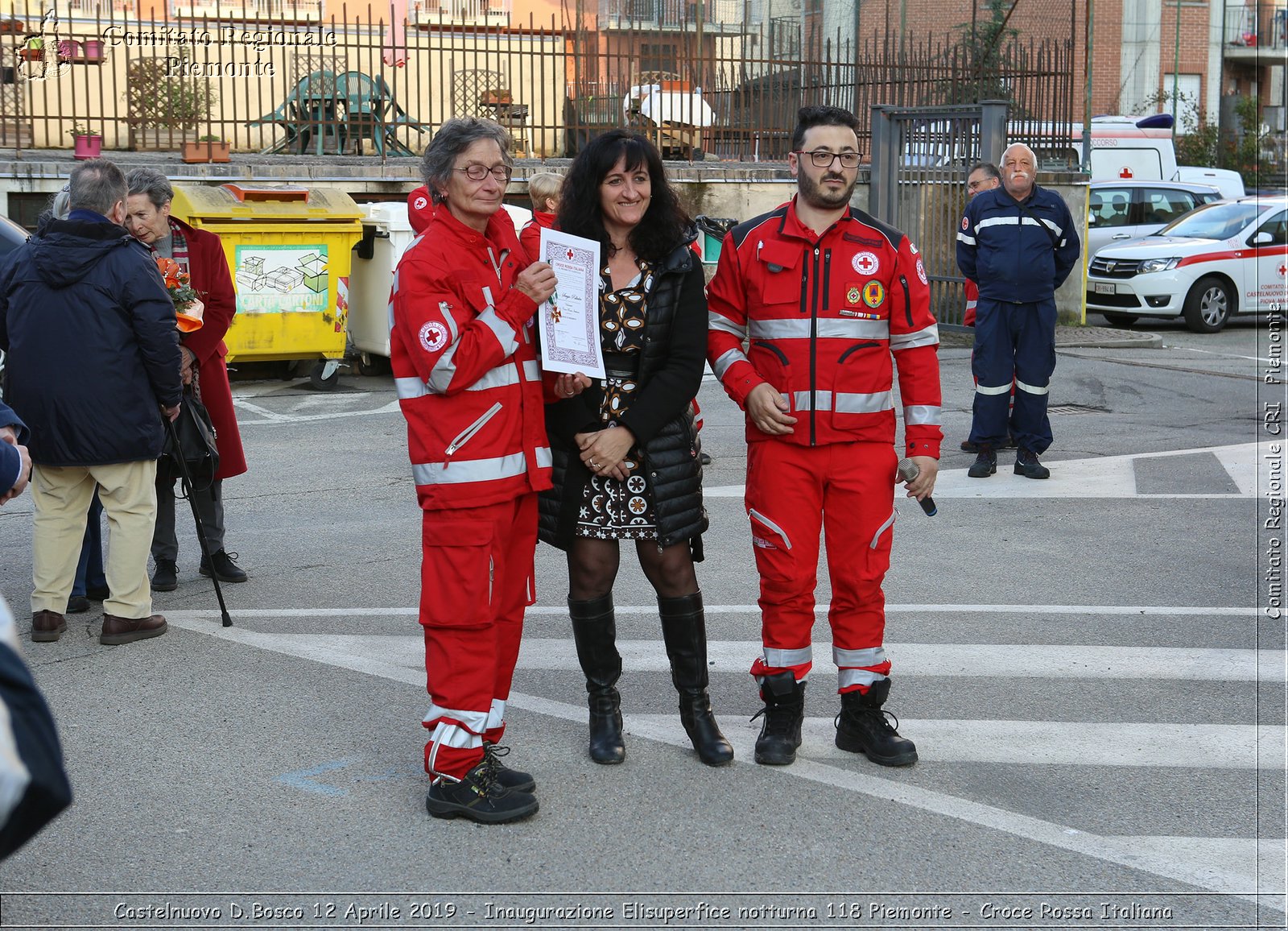 Castelnuovo D.Bosco 12 Aprile 2019 - Inaugurazione Elisuperfice notturna 118 Piemonte - Croce Rossa Italiana - Comitato Regionale del Piemonte