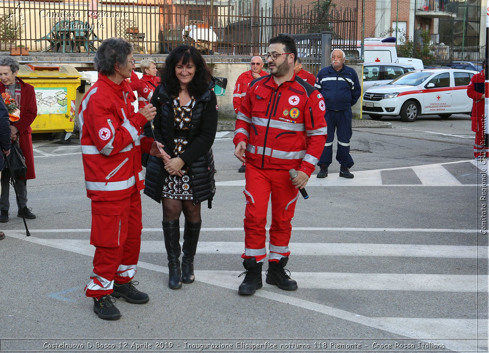 Castelnuovo D.Bosco 12 Aprile 2019 - Inaugurazione Elisuperfice notturna 118 Piemonte - Croce Rossa Italiana - Comitato Regionale del Piemonte