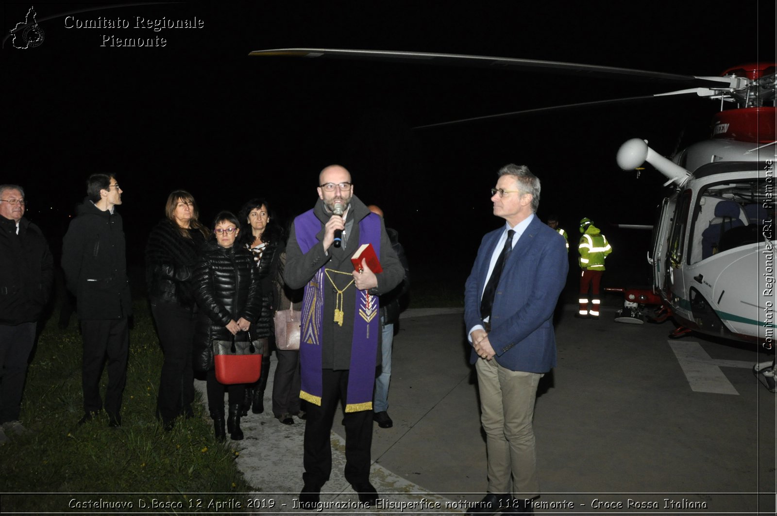 Castelnuovo D.Bosco 12 Aprile 2019 - Inaugurazione Elisuperfice notturna 118 Piemonte - Croce Rossa Italiana - Comitato Regionale del Piemonte