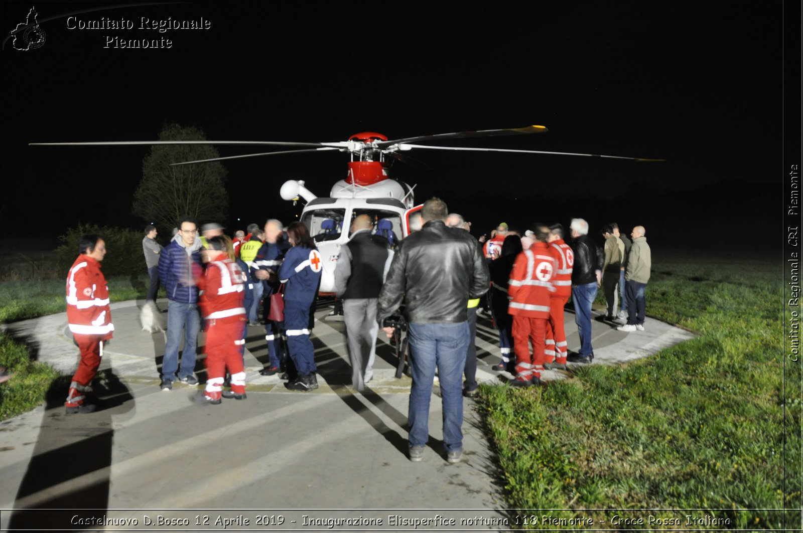 Castelnuovo D.Bosco 12 Aprile 2019 - Inaugurazione Elisuperfice notturna 118 Piemonte - Croce Rossa Italiana - Comitato Regionale del Piemonte