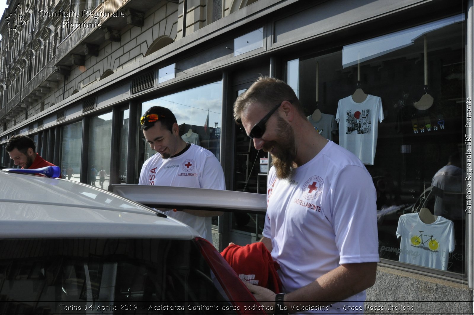 Torino 14 Aprile 2019 - Assistenza Sanitaria corsa podistica "La Velocissima" - Croce Rossa Italiana - Comitato Regionale del Piemonte