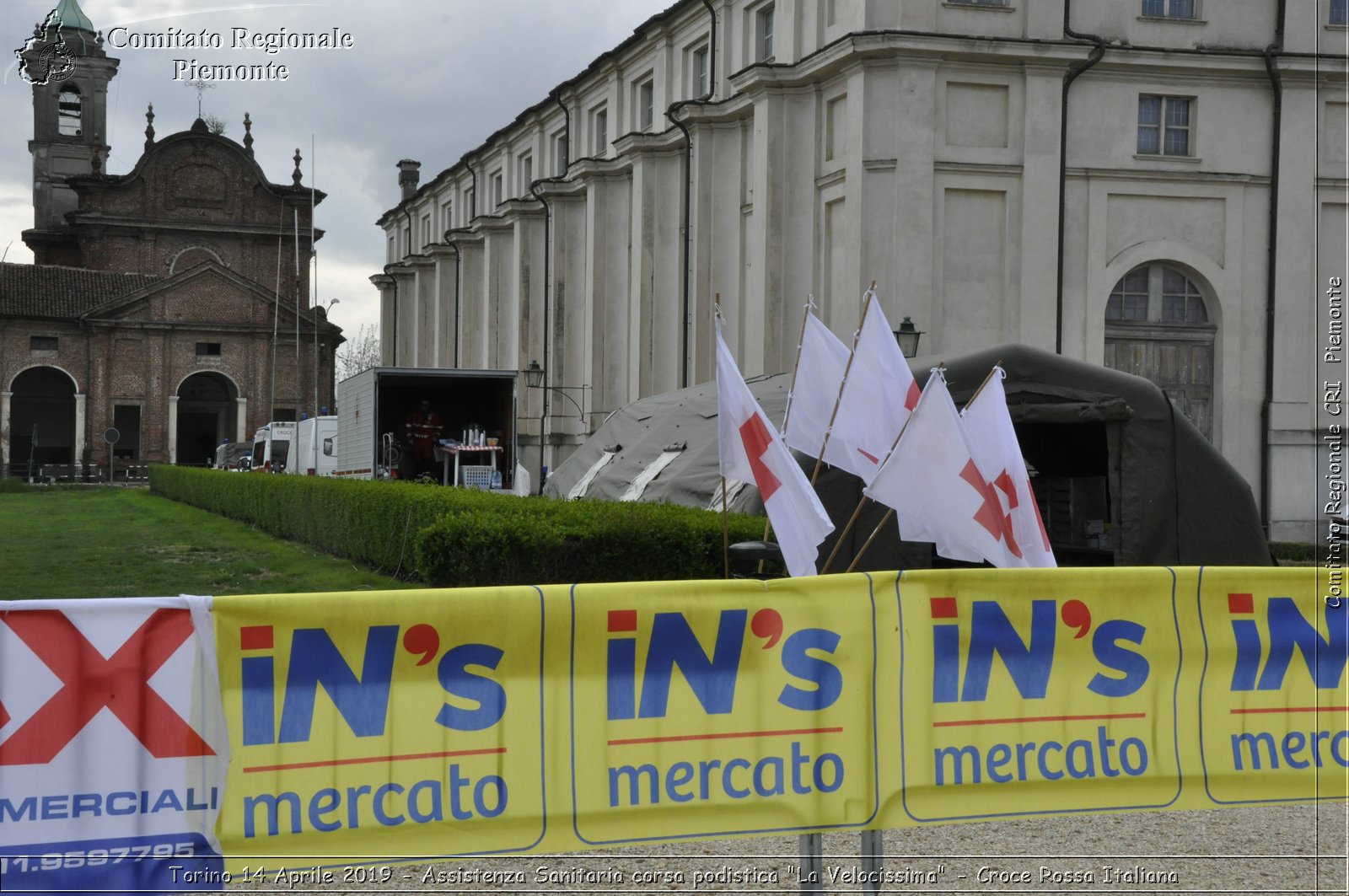 Torino 14 Aprile 2019 - Assistenza Sanitaria corsa podistica "La Velocissima" - Croce Rossa Italiana - Comitato Regionale del Piemonte