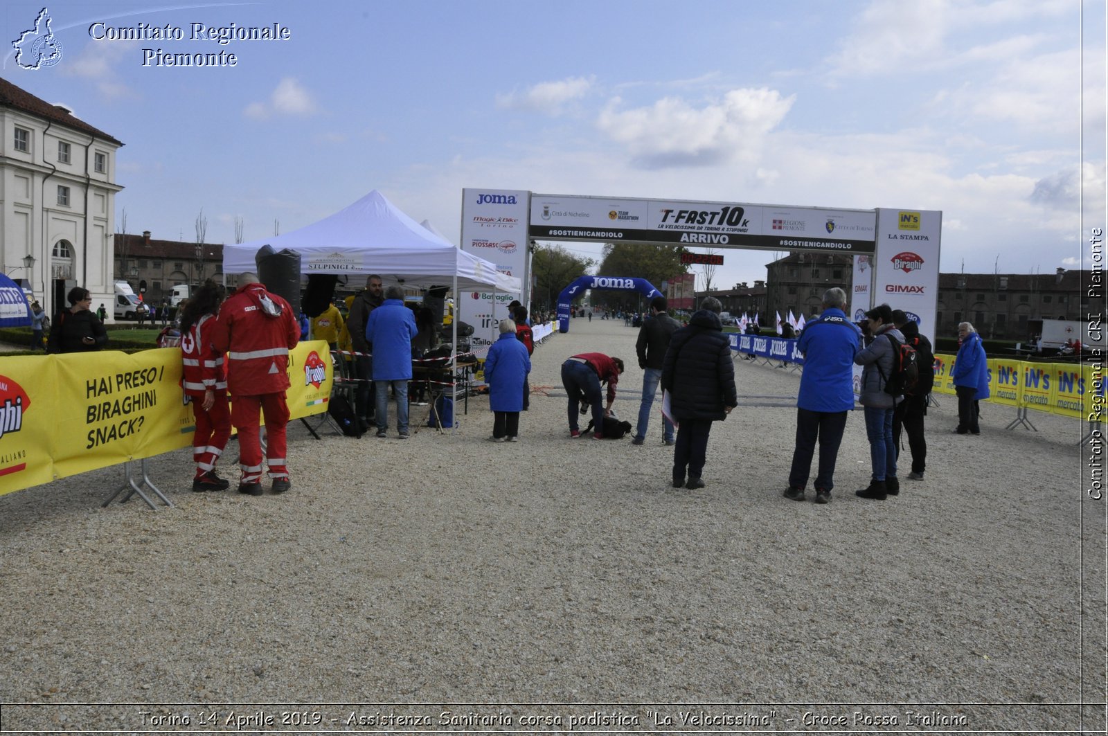 Torino 14 Aprile 2019 - Assistenza Sanitaria corsa podistica "La Velocissima" - Croce Rossa Italiana - Comitato Regionale del Piemonte