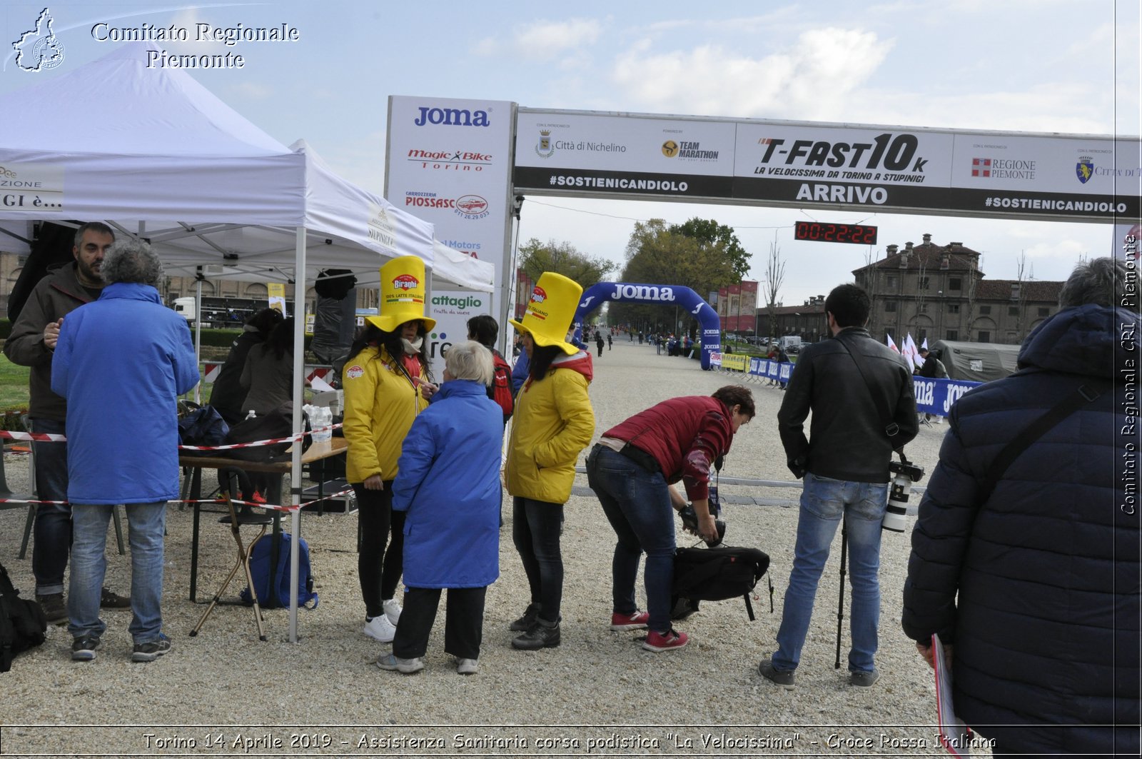 Torino 14 Aprile 2019 - Assistenza Sanitaria corsa podistica "La Velocissima" - Croce Rossa Italiana - Comitato Regionale del Piemonte