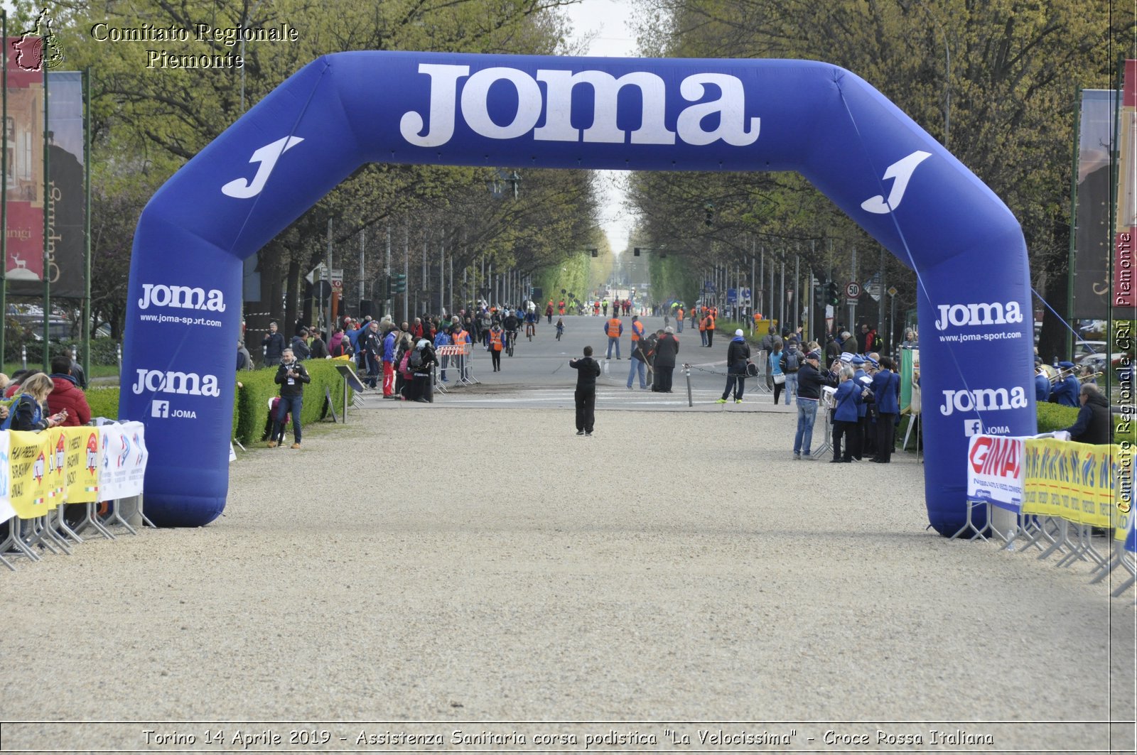 Torino 14 Aprile 2019 - Assistenza Sanitaria corsa podistica "La Velocissima" - Croce Rossa Italiana - Comitato Regionale del Piemonte