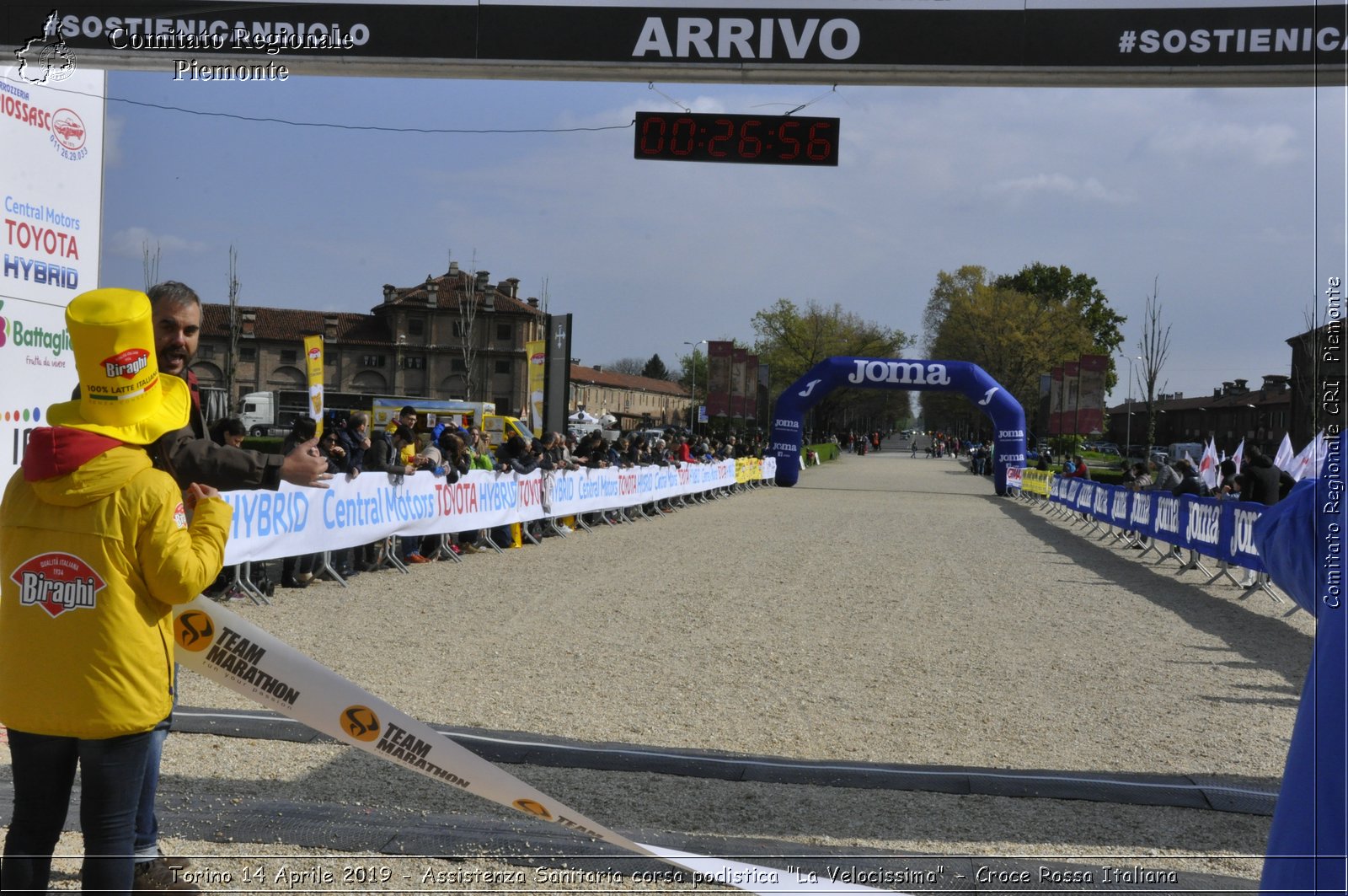 Torino 14 Aprile 2019 - Assistenza Sanitaria corsa podistica "La Velocissima" - Croce Rossa Italiana - Comitato Regionale del Piemonte