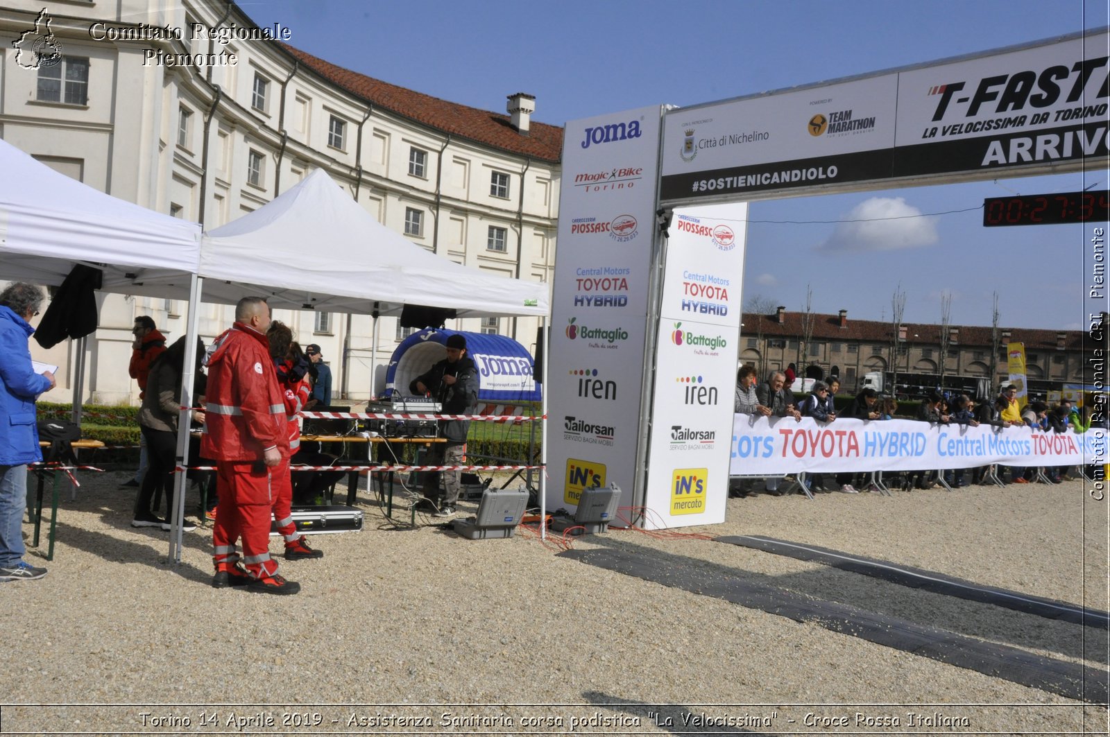 Torino 14 Aprile 2019 - Assistenza Sanitaria corsa podistica "La Velocissima" - Croce Rossa Italiana - Comitato Regionale del Piemonte