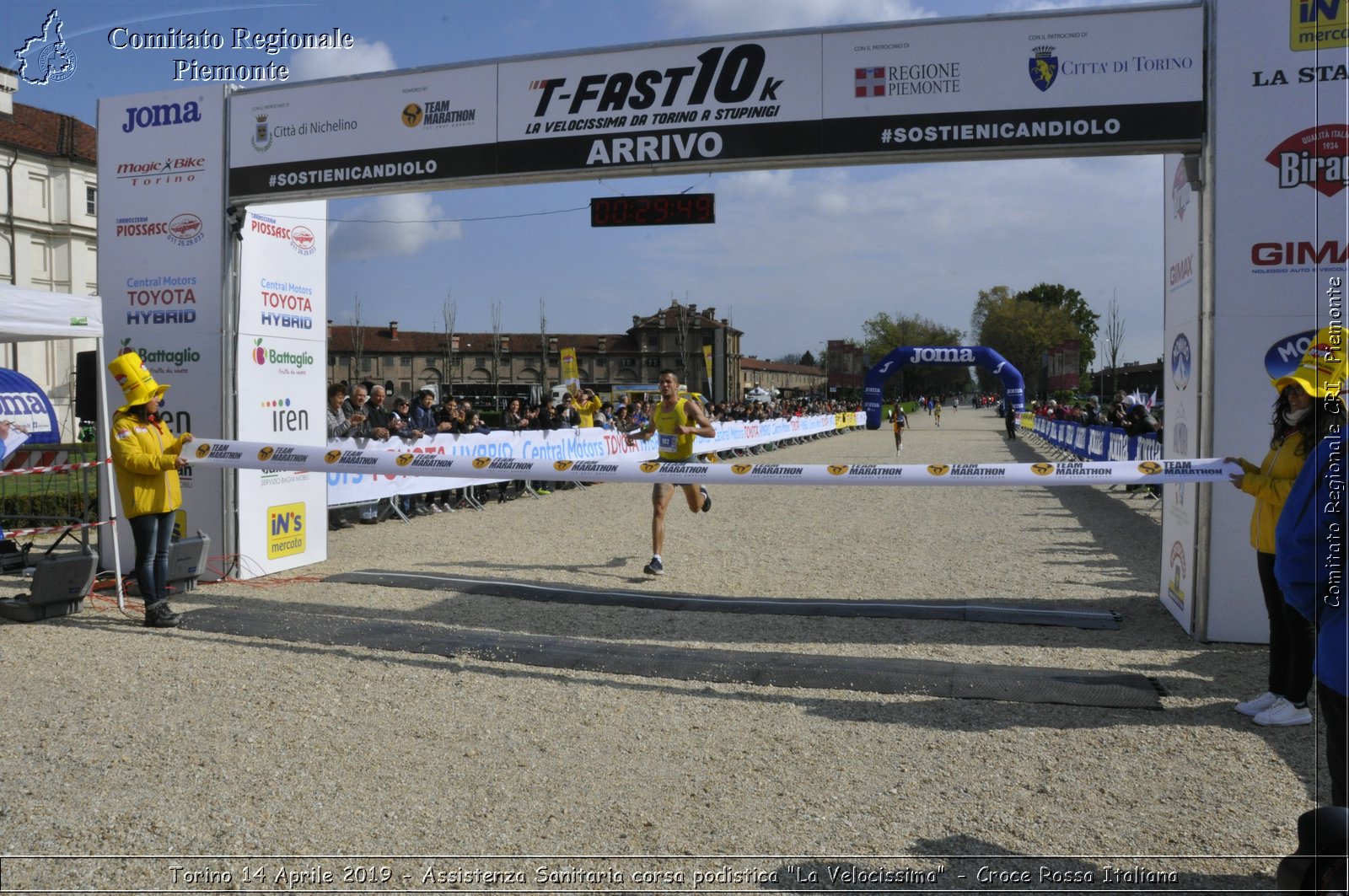 Torino 14 Aprile 2019 - Assistenza Sanitaria corsa podistica "La Velocissima" - Croce Rossa Italiana - Comitato Regionale del Piemonte