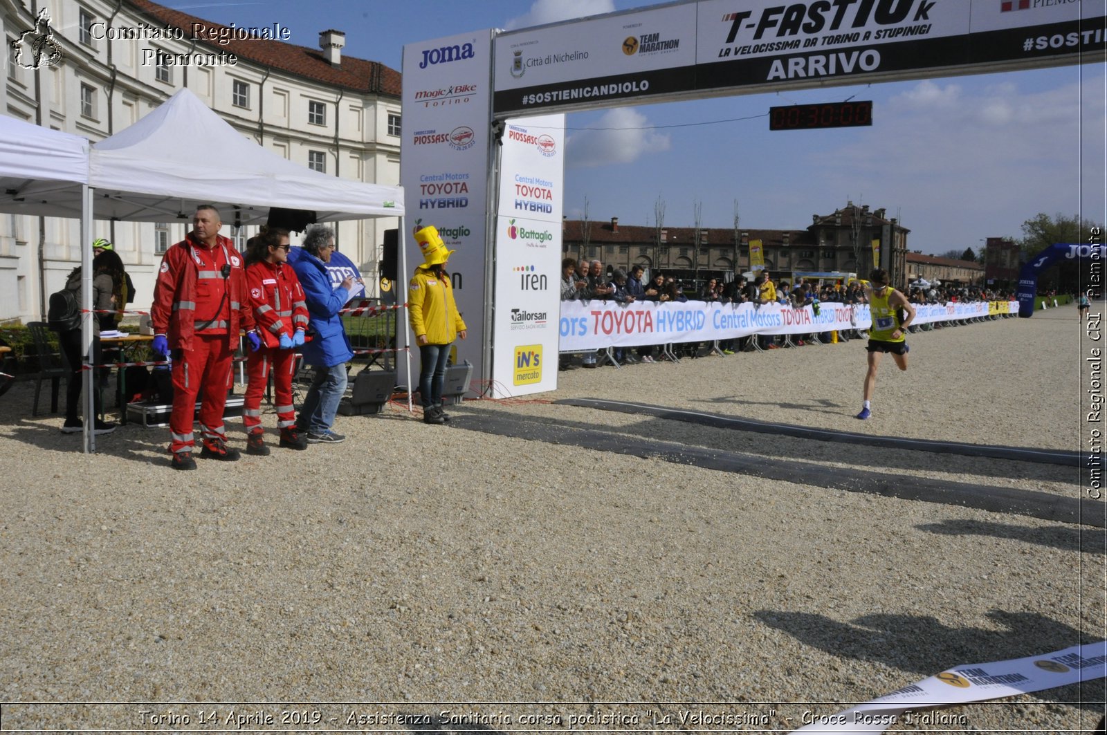 Torino 14 Aprile 2019 - Assistenza Sanitaria corsa podistica "La Velocissima" - Croce Rossa Italiana - Comitato Regionale del Piemonte