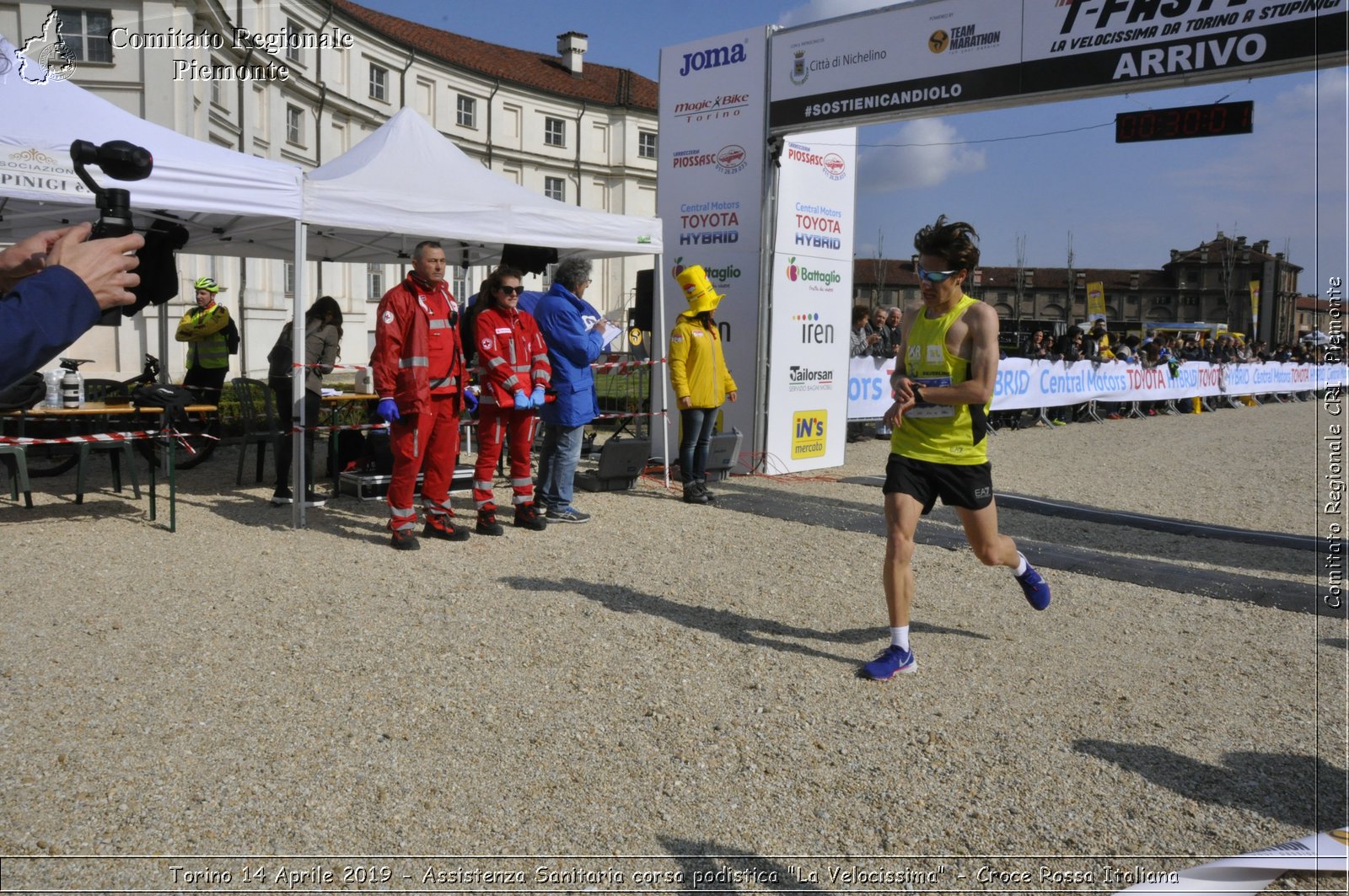 Torino 14 Aprile 2019 - Assistenza Sanitaria corsa podistica "La Velocissima" - Croce Rossa Italiana - Comitato Regionale del Piemonte