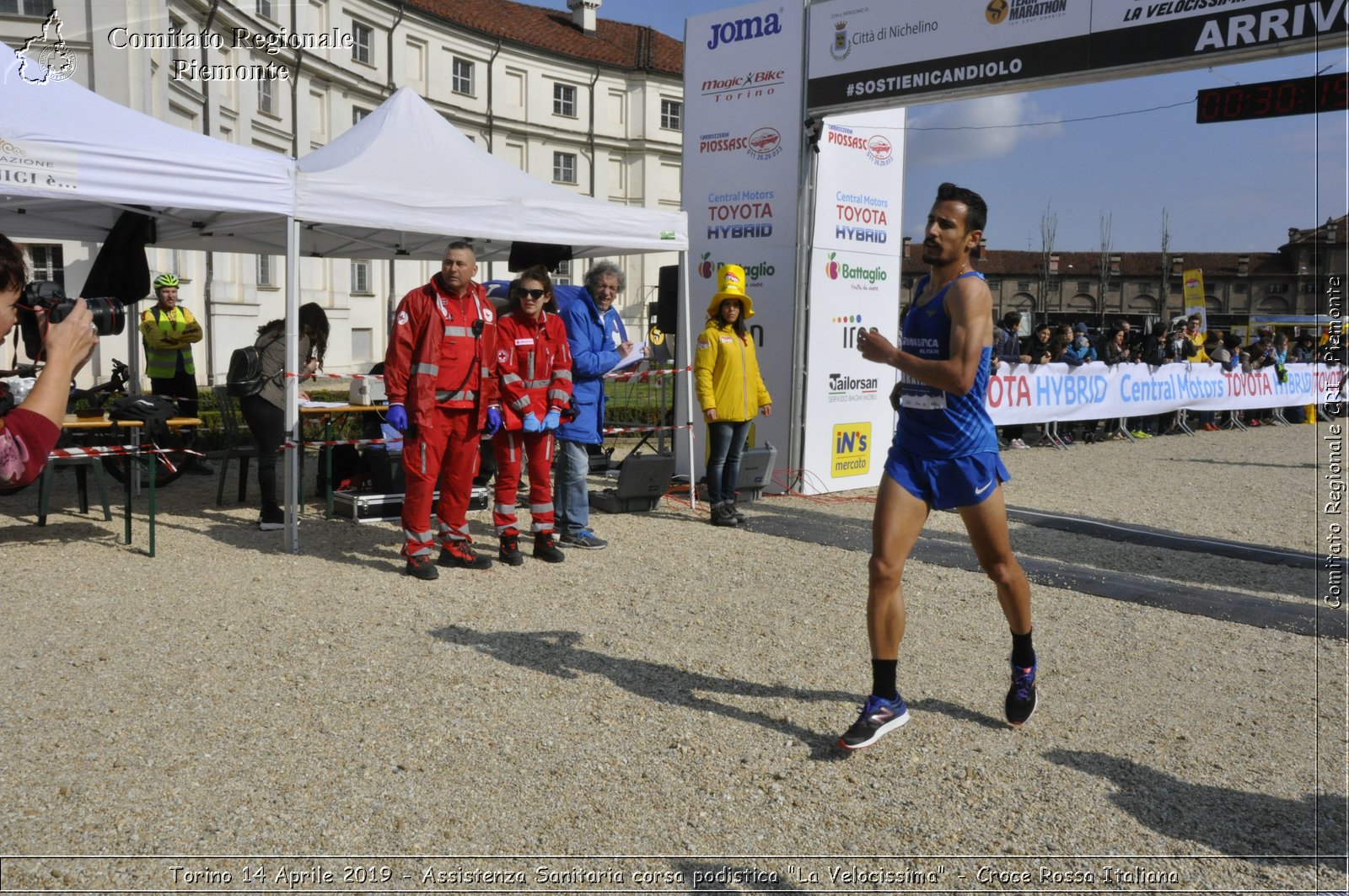 Torino 14 Aprile 2019 - Assistenza Sanitaria corsa podistica "La Velocissima" - Croce Rossa Italiana - Comitato Regionale del Piemonte